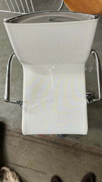 Vintage Bürostuhl Meetingframe 44 von Alberto Meda für Alias Weiß, Silber