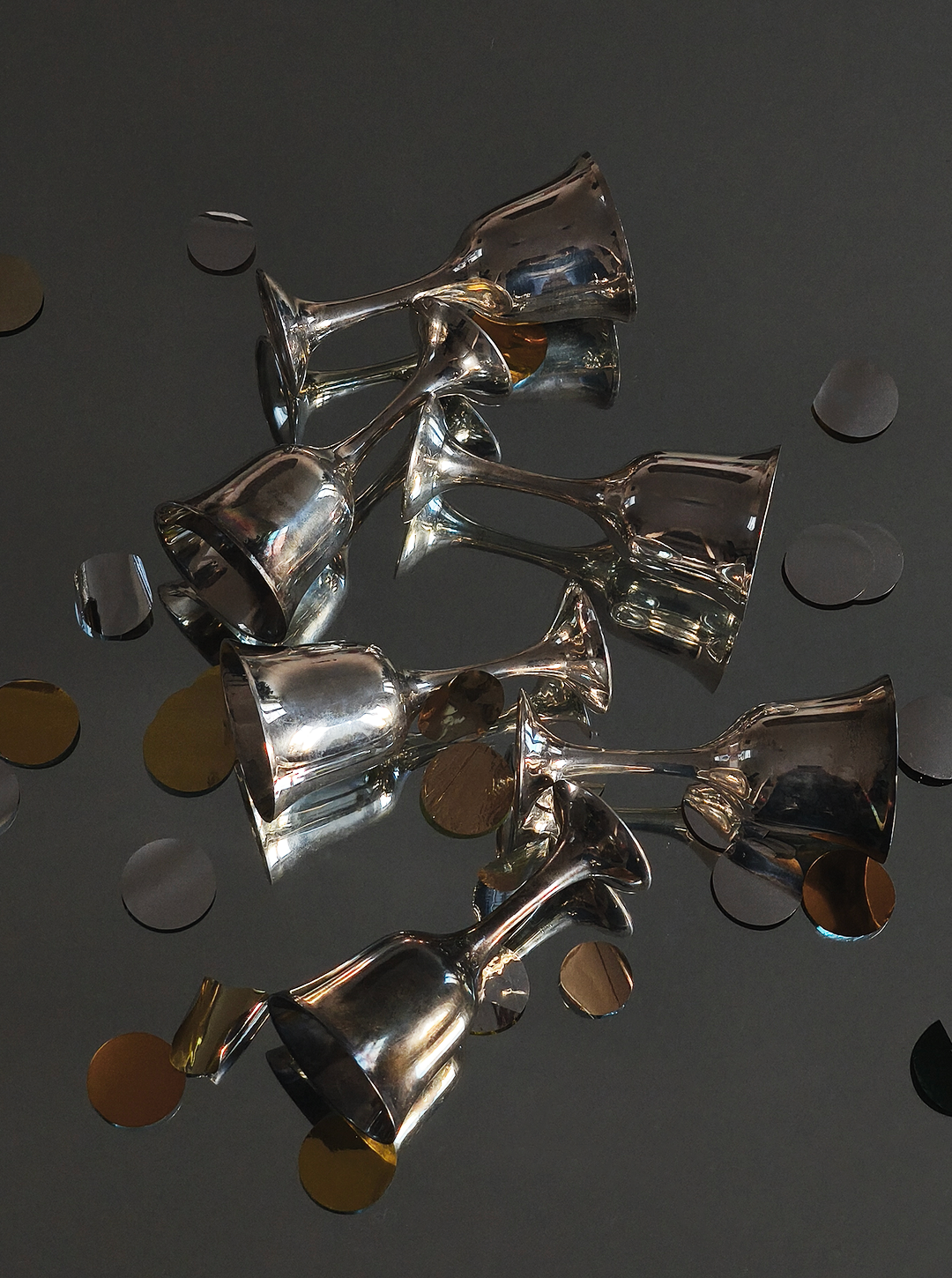 Vintage Likörglas Set von 6