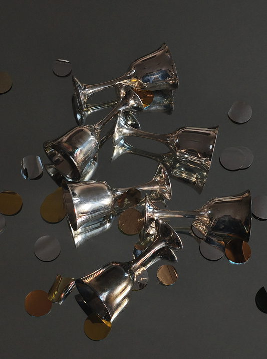 Vintage Likörglas Set von 6