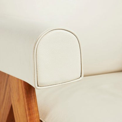 Vintage Sessel Capitol Complex von Pierre Jeanneret für Cassina, Leder beige und braun