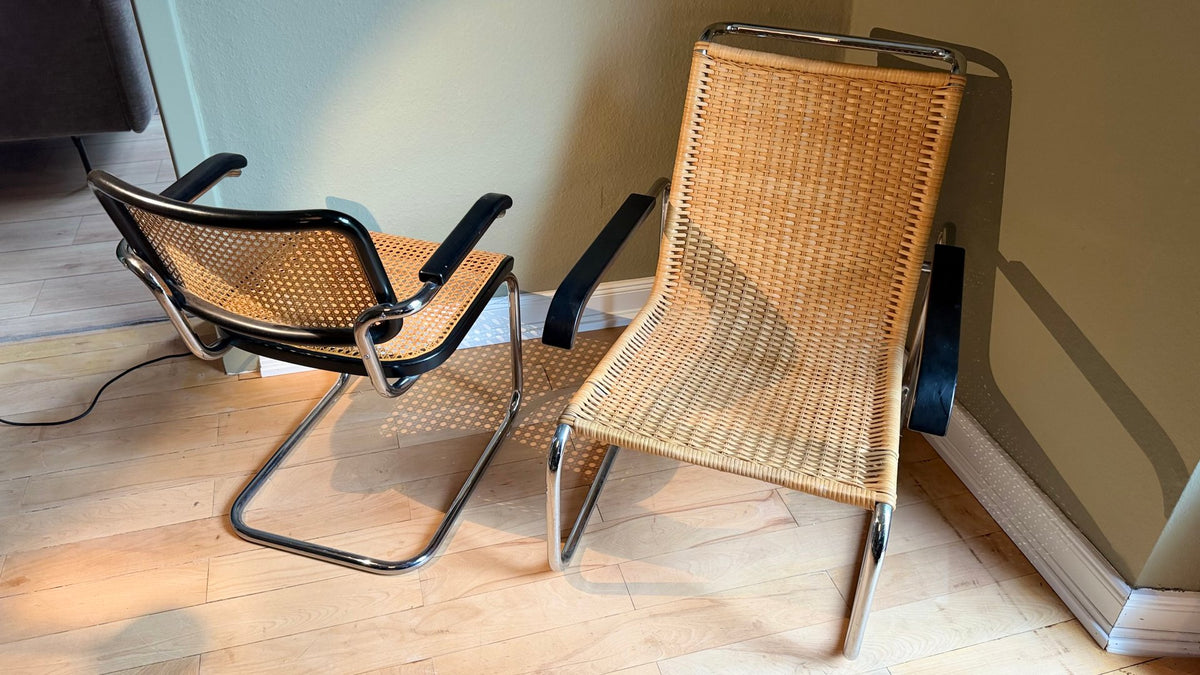 Set von 2 Stühle B35 und B64 von Marcel Breuer für Thonet