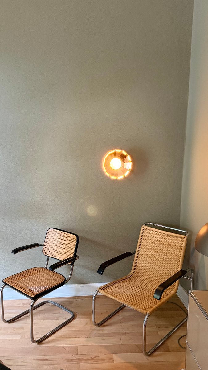 Set von 2 Stühle B35 und B64 von Marcel Breuer für Thonet