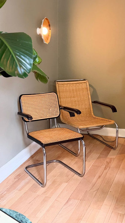 Set von 2 Stühle B35 und B64 von Marcel Breuer für Thonet