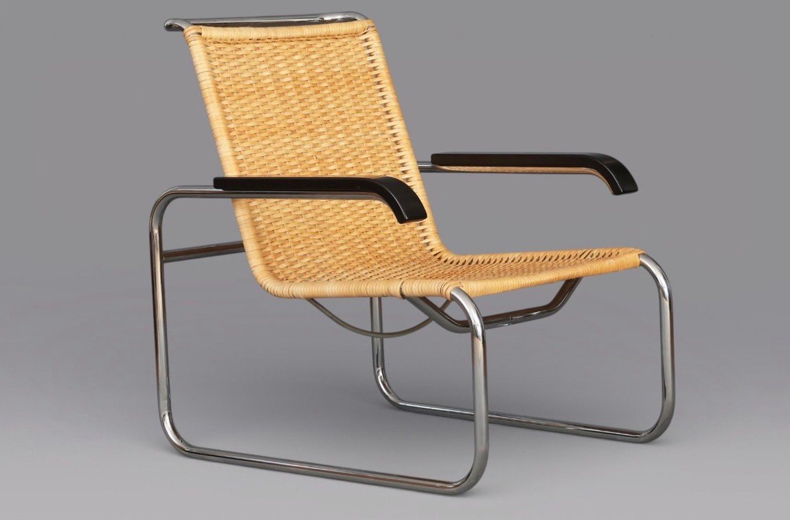 Set von 2 Stühle B35 und B64 von Marcel Breuer für Thonet