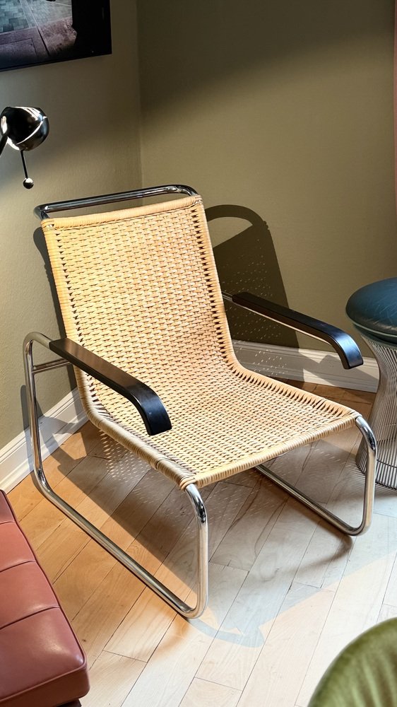 Vintage Freischwinger "B35" von Marcel Breuer für Thonet