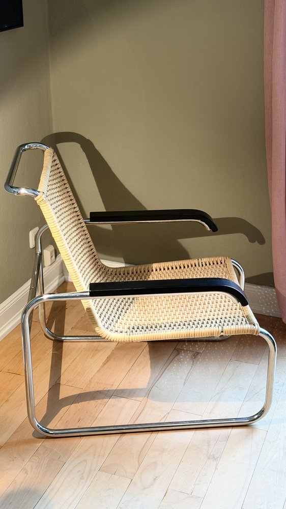 Vintage Freischwinger "B35" von Marcel Breuer für Thonet