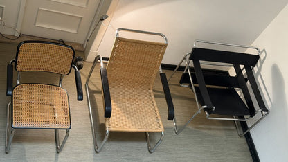 Vintage Freischwinger "B35" von Marcel Breuer für Thonet