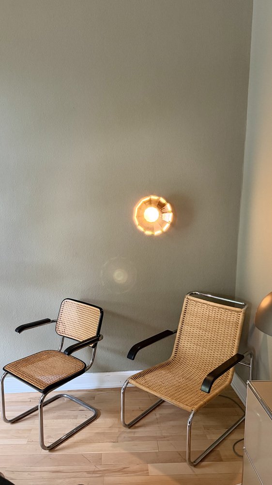 Vintage Freischwinger "B35" von Marcel Breuer für Thonet