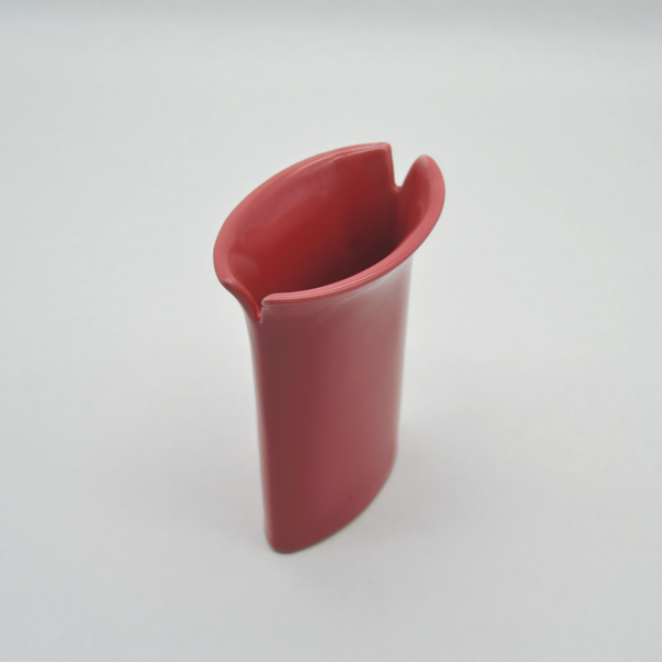 Vintage Ceramic Vase, Pink, 14.5 cm