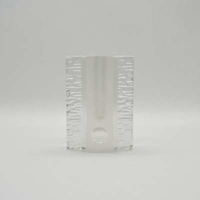 Solifleur Vase with Glass Relief, 14 cm