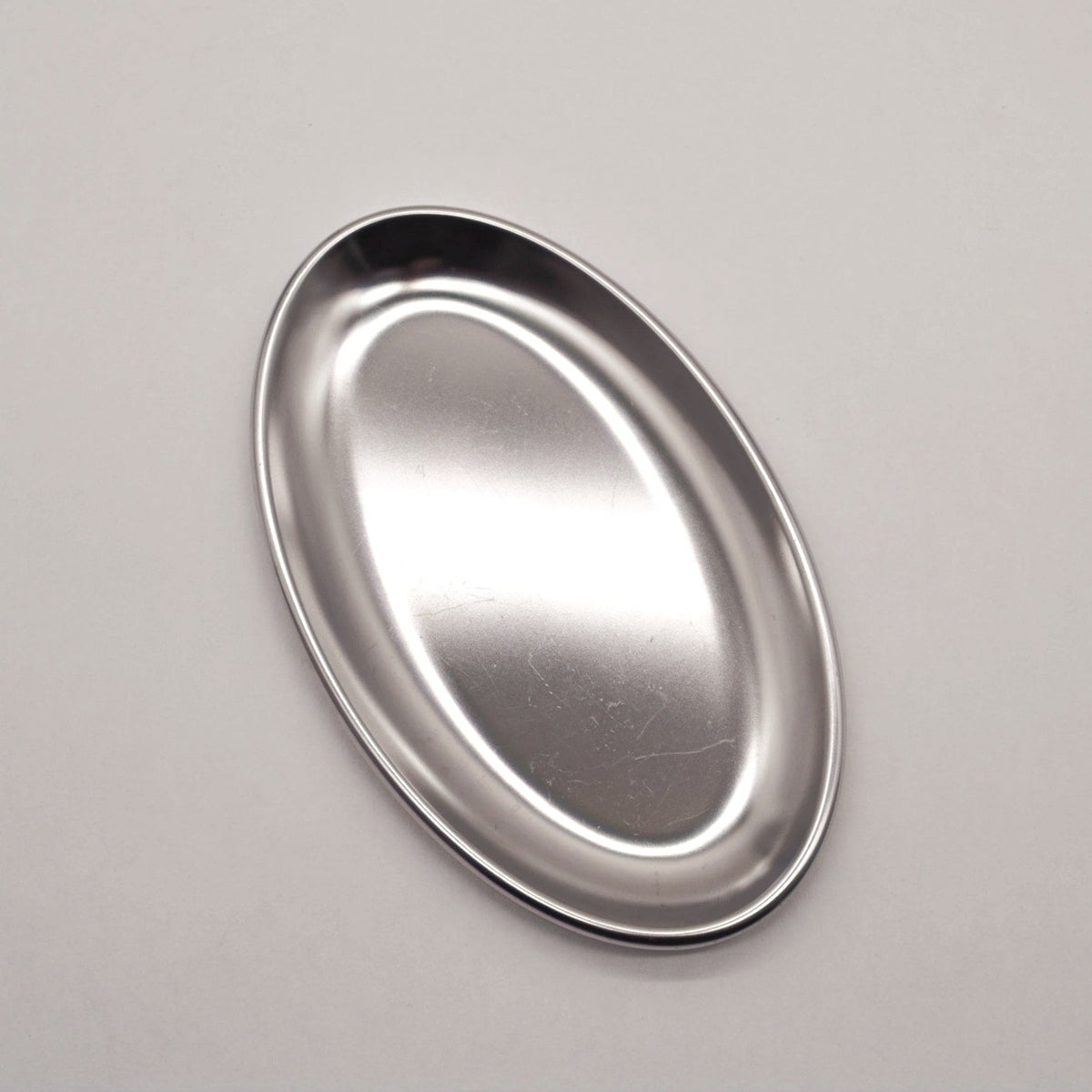 Oval Serving Platter Made of Stainless Steel