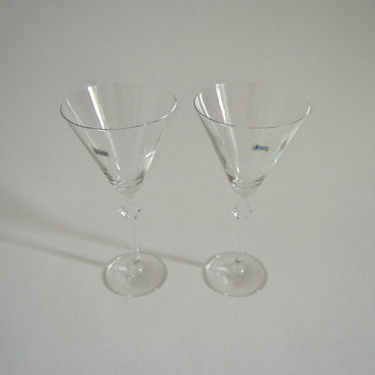 Set von 2 Vintage Cocktailgläser von Schott