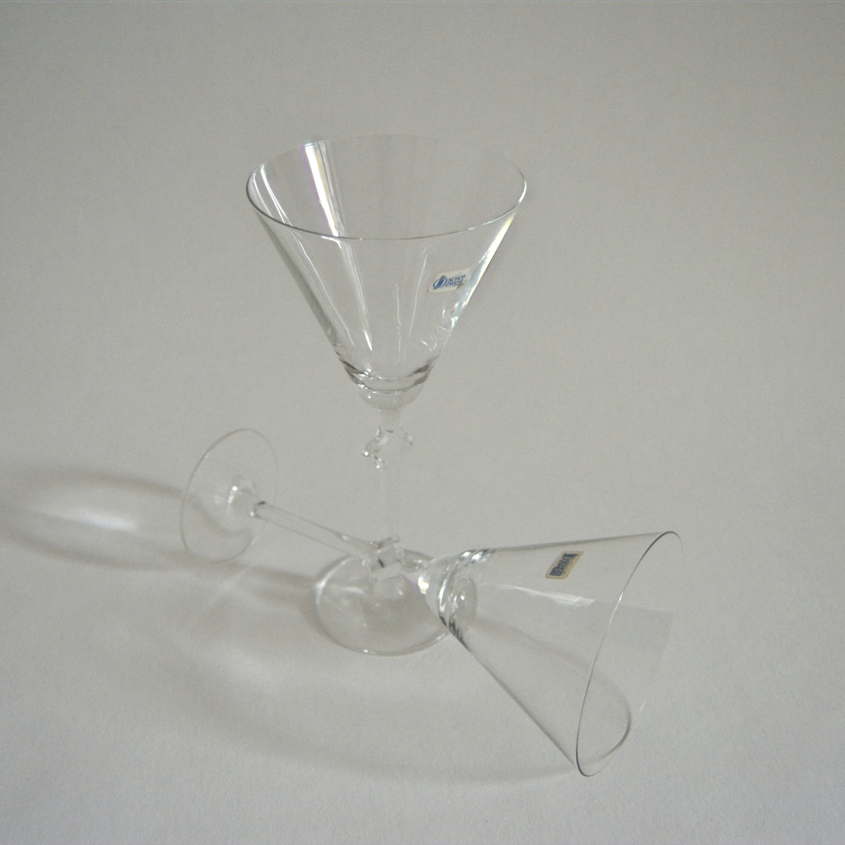 Set von 2 Vintage Cocktailgläser von Schott