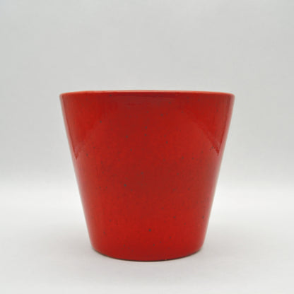 Jardinière vintage en grès rouge/bleu