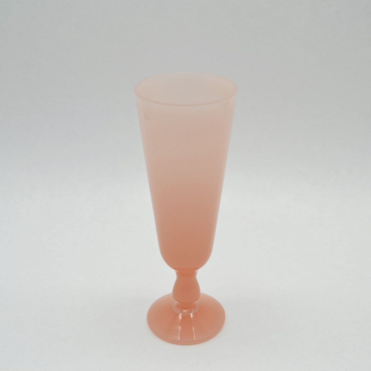 Vintage Vase Glas Rosa, 21,5 cm