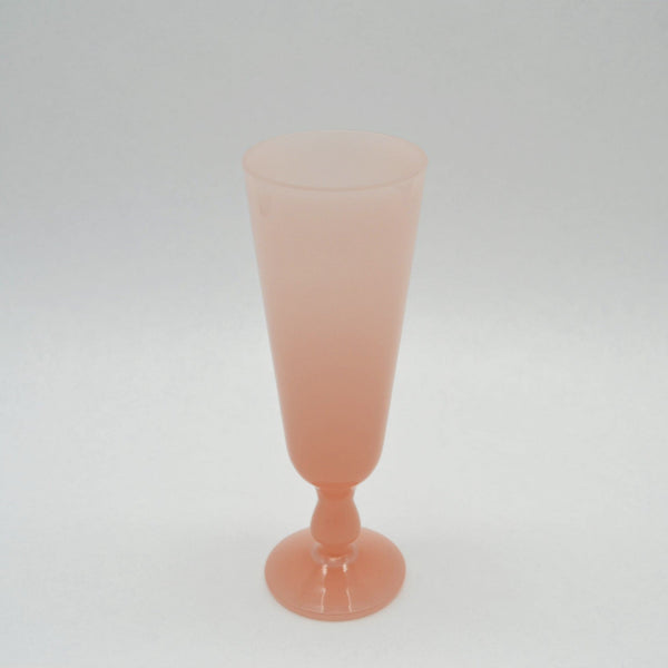 Vintage Vase Glas Rosa, 21,5 cm
