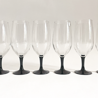 Set von 6 Vintage Gläser Luminarc France