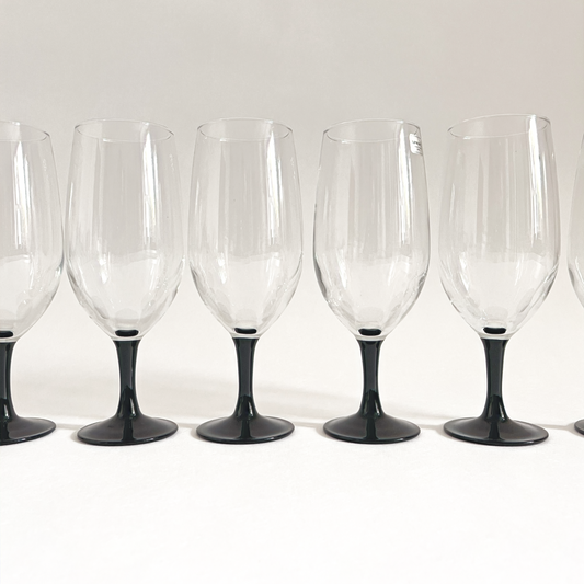 Set von 6 Vintage Gläser Luminarc France