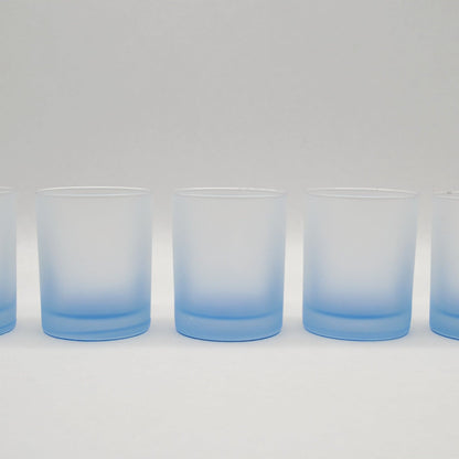 Vintage Glas Leonardo JOY von Leonardo hellblau Set von 5