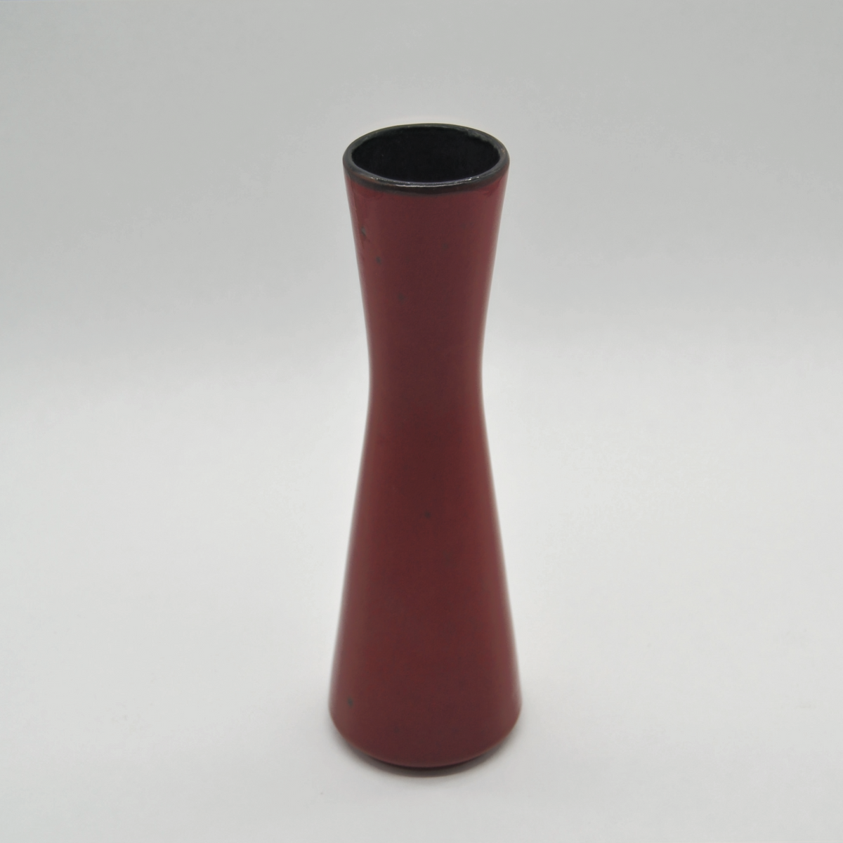 Vintage Vase Ceramic Red-Black, 25 cm