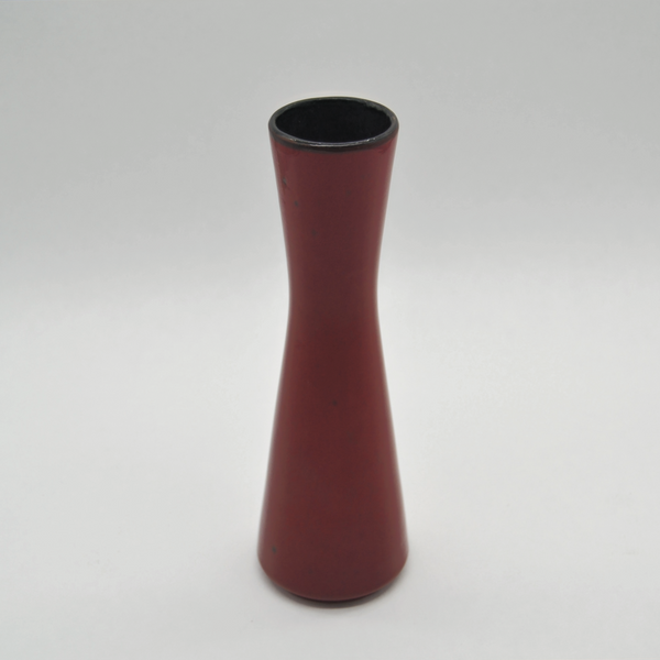 Vintage Vase Ceramic Red-Black, 25 cm
