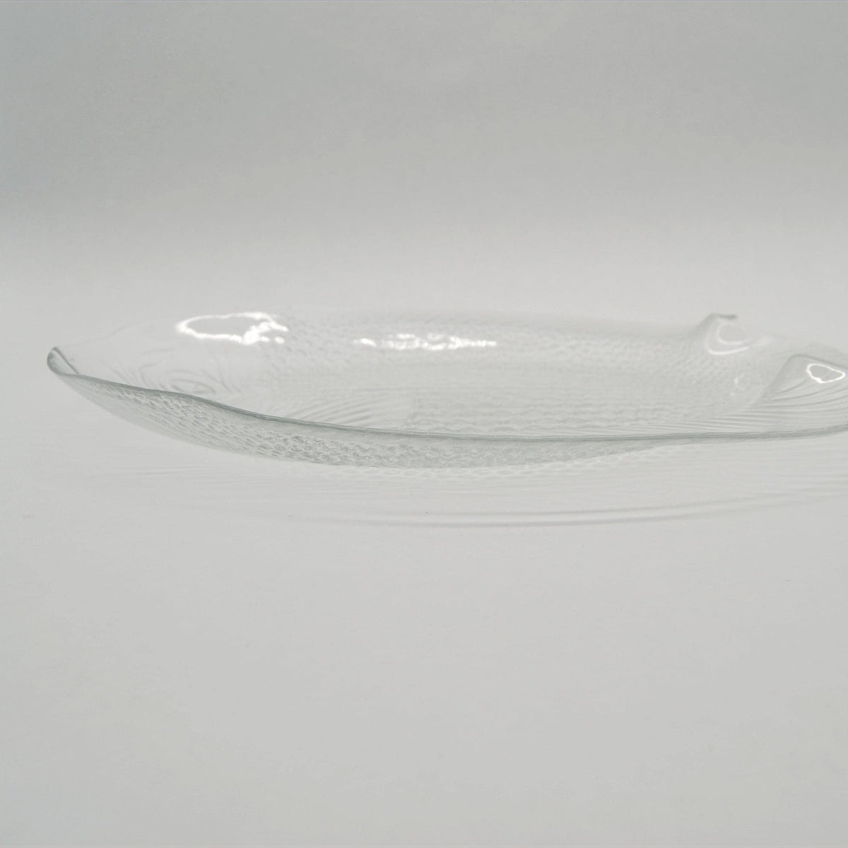 Plat en verre vintage « poisson » d'Arcoroc