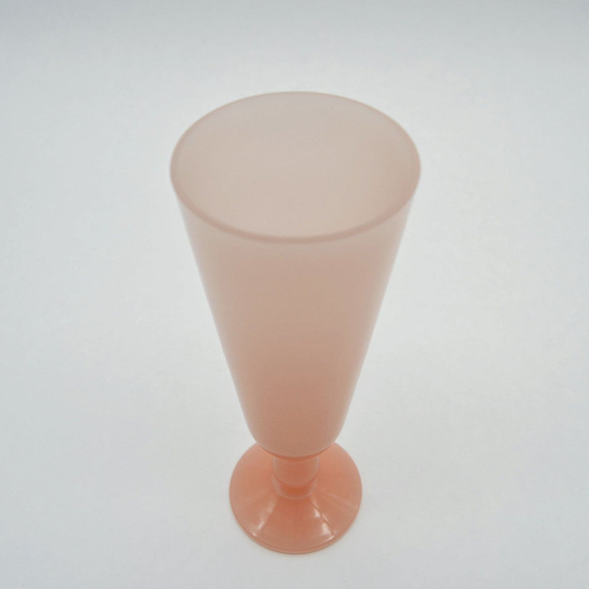 Vintage Vase Glas Rosa, 21,5 cm