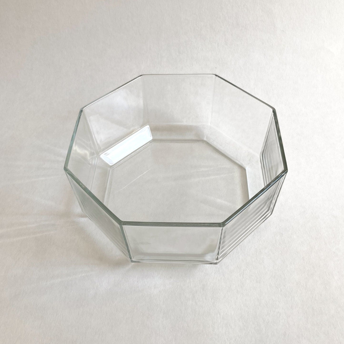 Vintage bowl Arcoroc Oktim clear glass