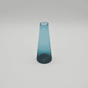Vintage Vase Glas blau