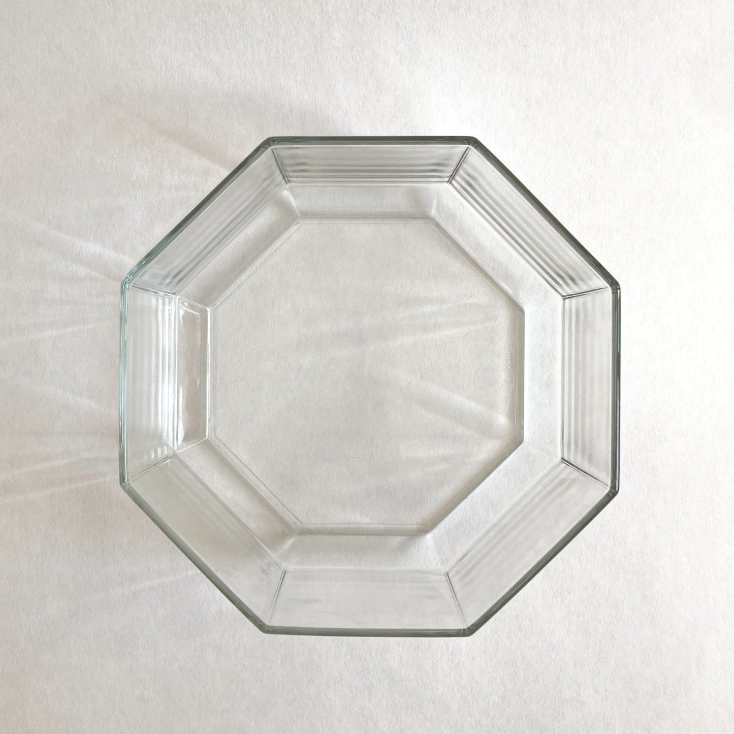 Vintage bowl Arcoroc Oktim clear glass