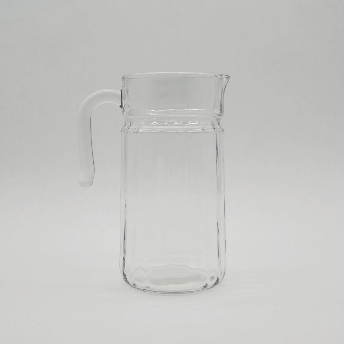 Jug made of clear glass, H 18.5 cm, Ø 8.5 cm