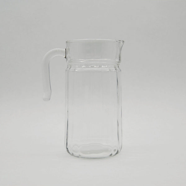 Jug made of clear glass, H 18.5 cm, Ø 8.5 cm