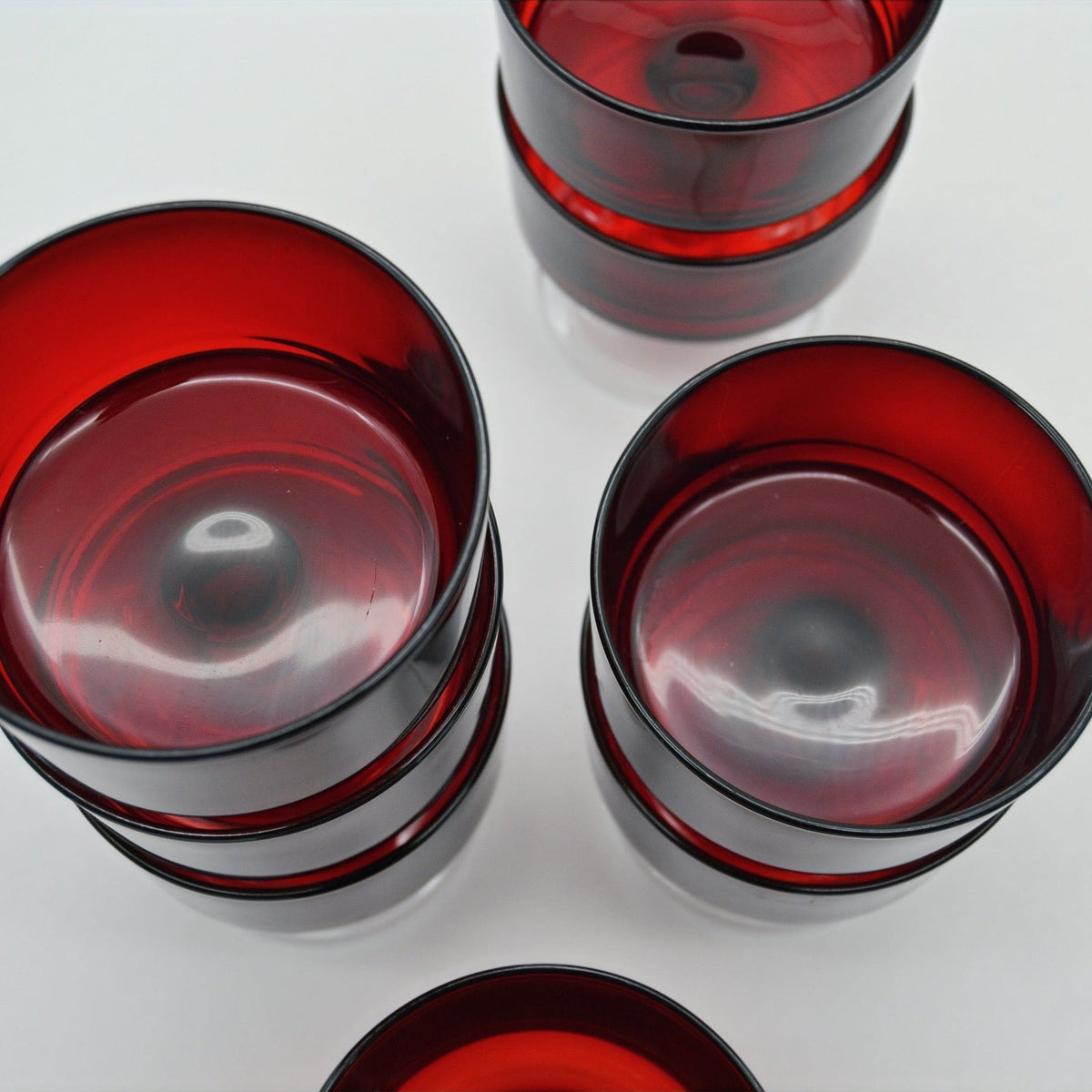 Vintage Wine Glass Arcoroc Red, 8.5 cm