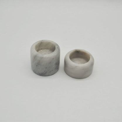 Tealight holder natural stone set of 2