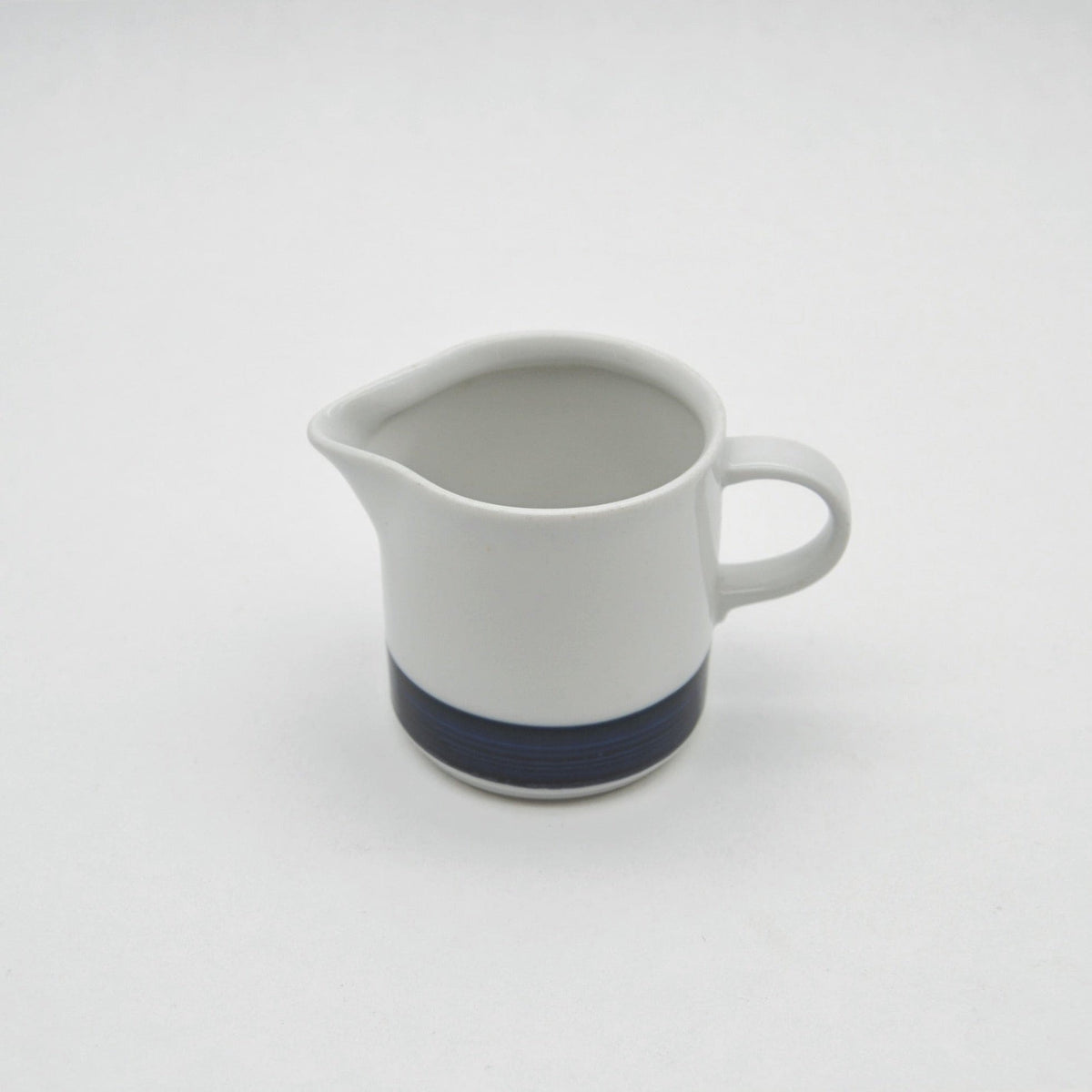 Petit pot de Kahla, porcelaine blanc/bleu