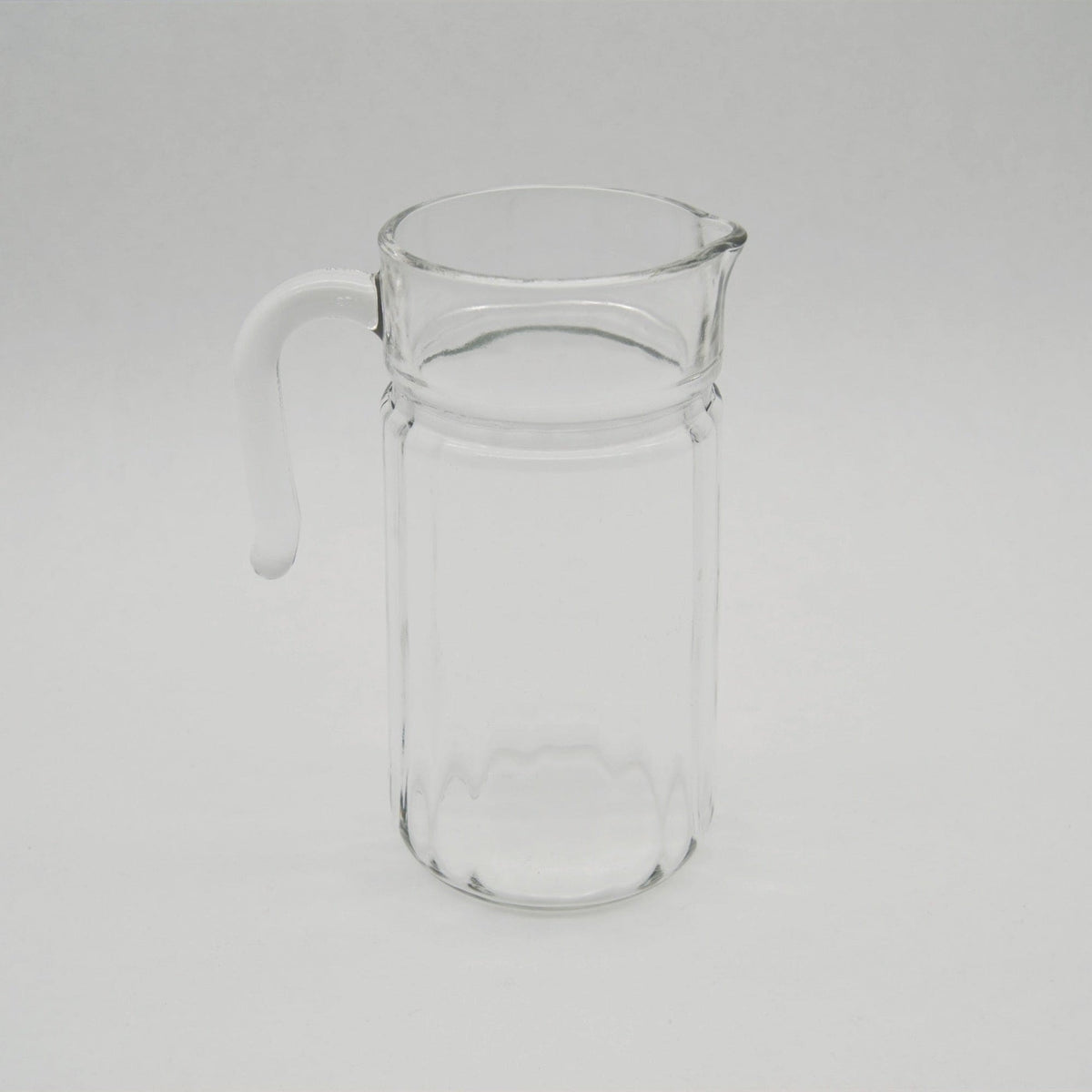 Jug made of clear glass, H 18.5 cm, Ø 8.5 cm