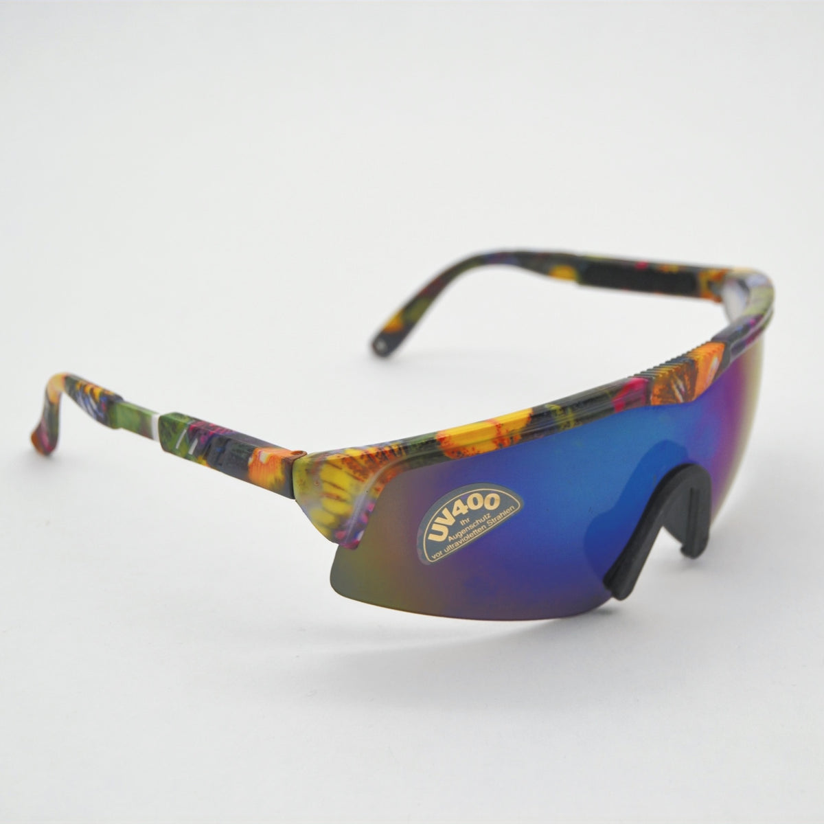 Lunettes de soleil vintage colorées effet miroir
