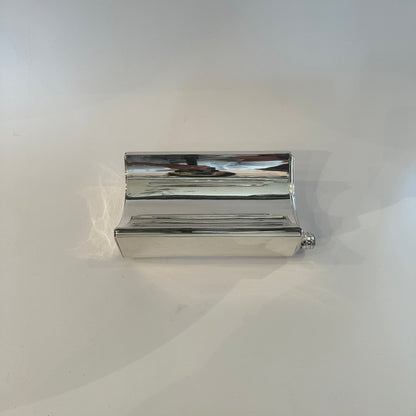 Flasque vintage en argent sterling lapis-lazuli par Cartier argent