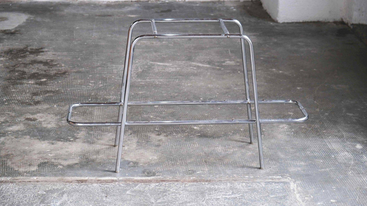 Plant stand Bauhaus chrome-plated