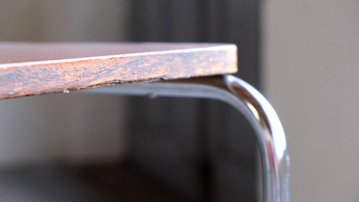 Vintage Beistelltisch Bauhaus Design Bakelitablage