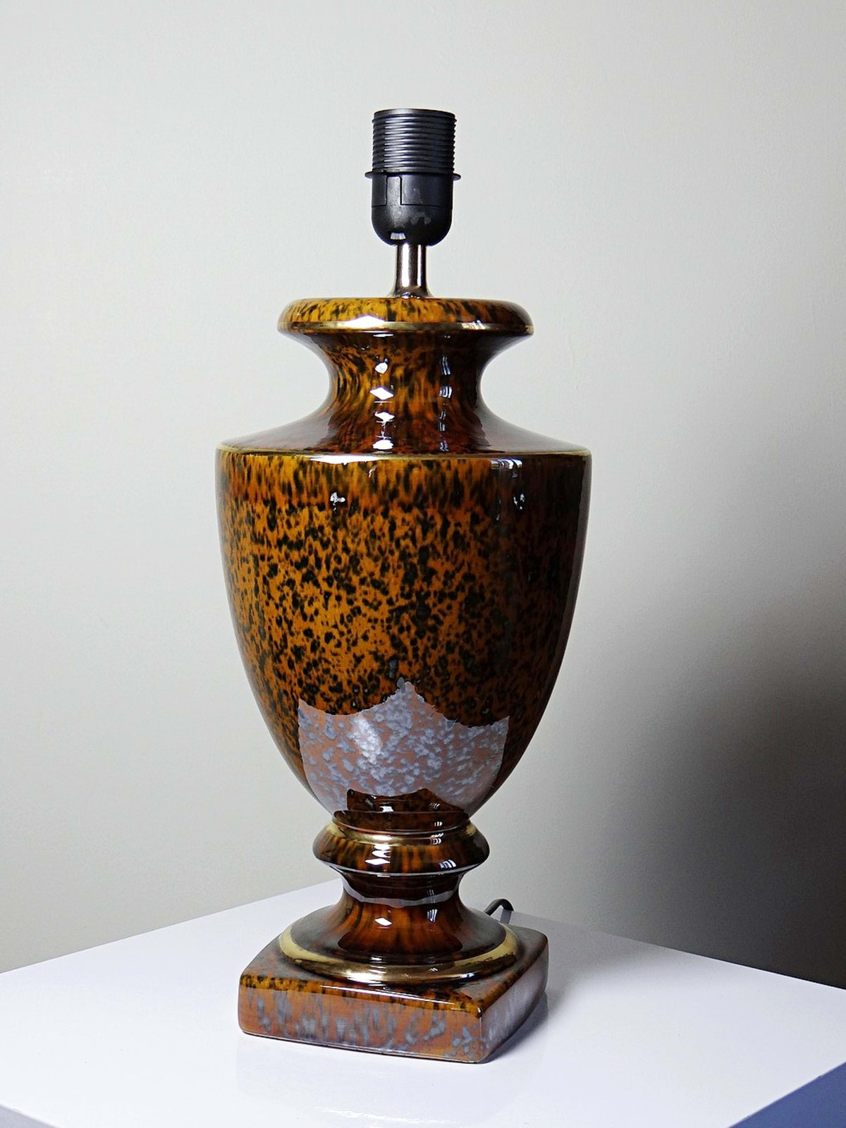 Tischlampe Keramik Hollywood Regency, Italien 1970er Jahre