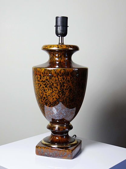 Tischlampe Keramik Hollywood Regency, Italien 1970er Jahre