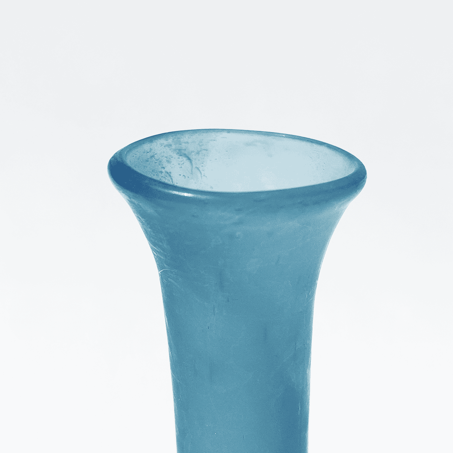 Bougeoirs vintage Aqua turquoise d'occasion, lot de 2