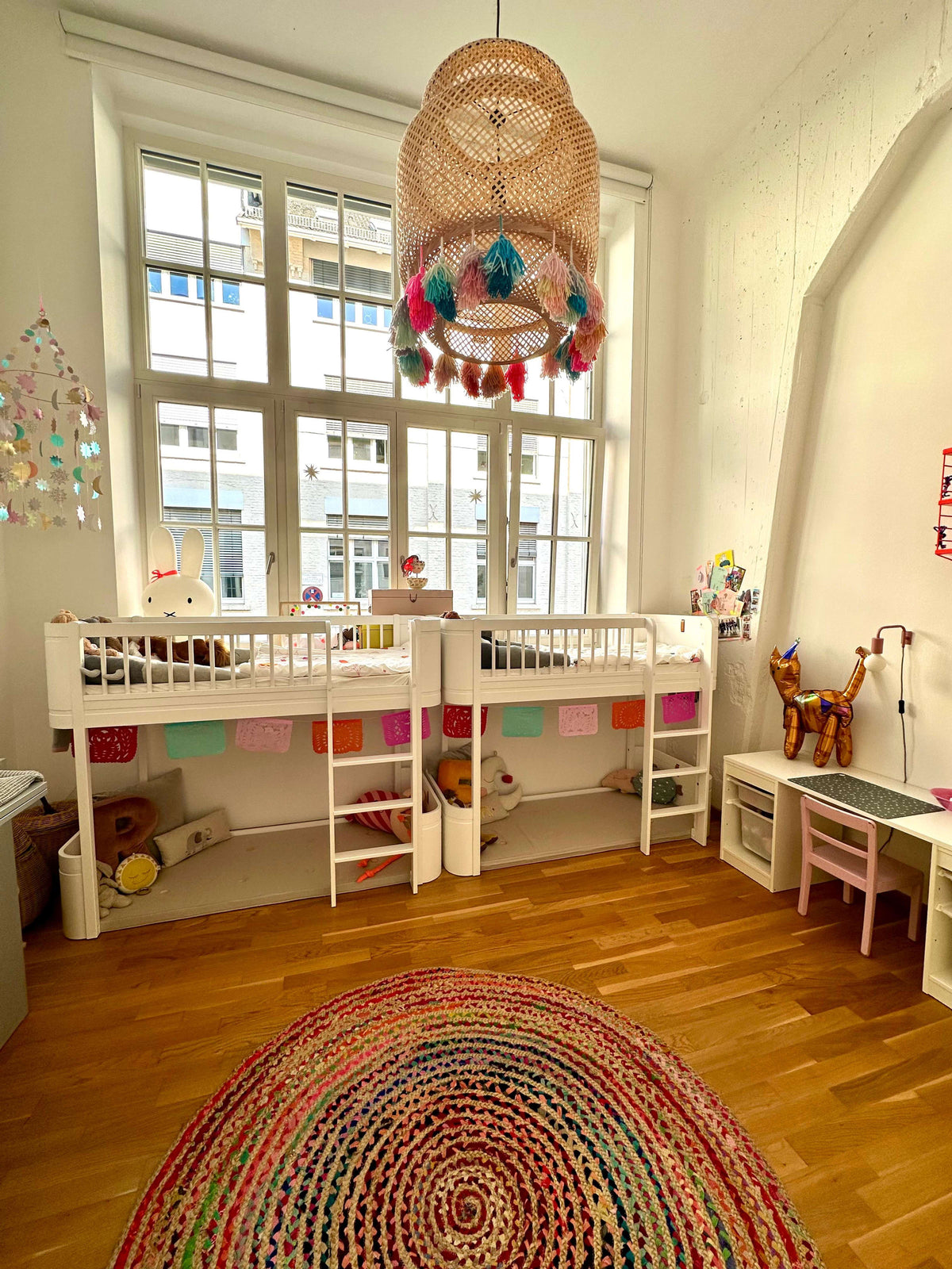 Babybett und Kinderbett "Wood Mini+" mit Hochbett-Erweiterung von Oliver Furniture