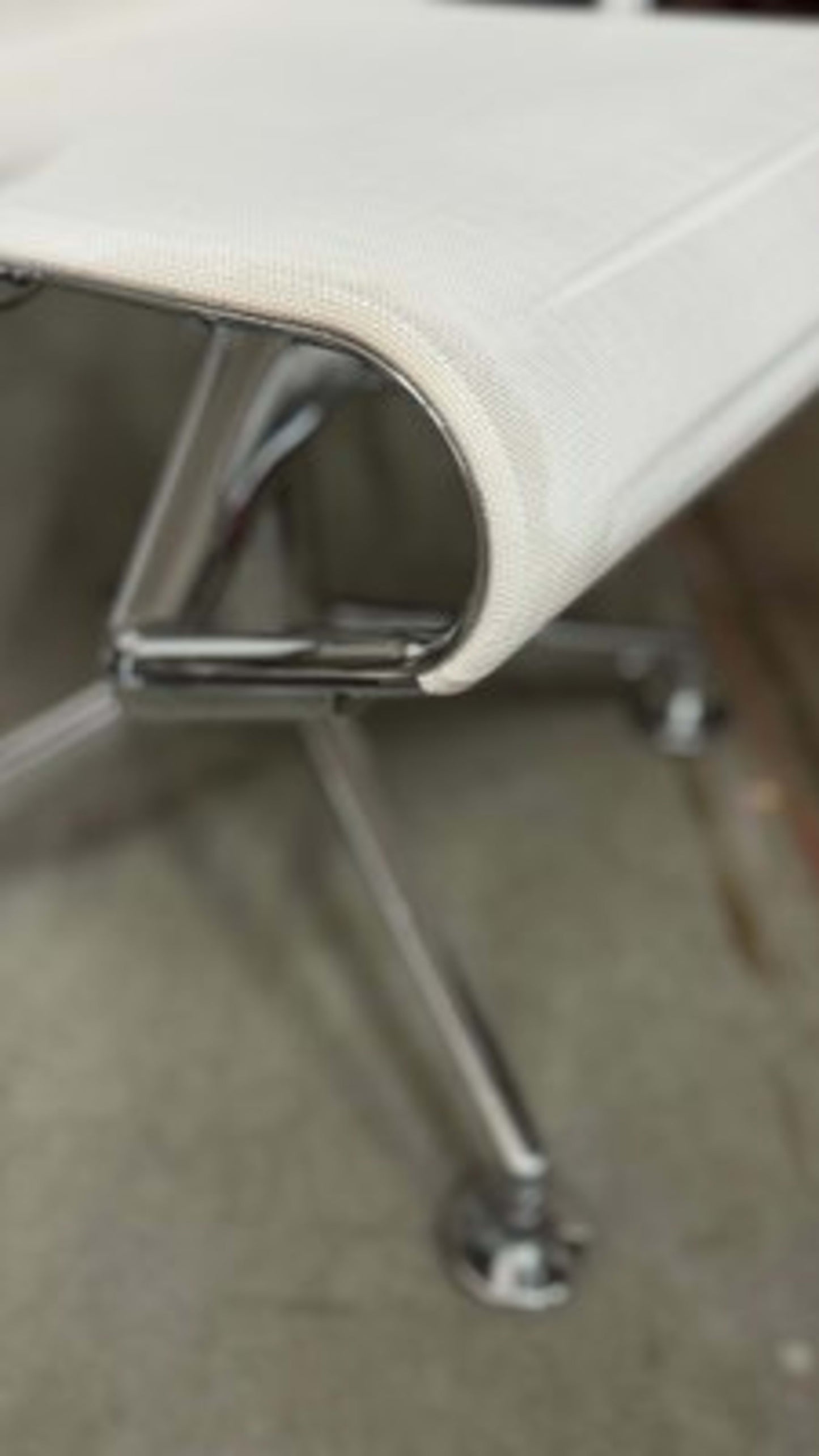 Vintage Bürostuhl Meetingframe 44 von Alberto Meda für Alias Weiß, Silber