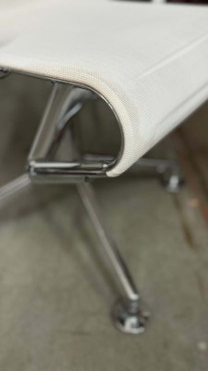 Vintage Bürostuhl Meetingframe 44 von Alberto Meda für Alias Weiß, Silber