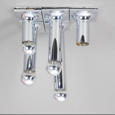 Lot de 5 lampes vintage Staff chromées
