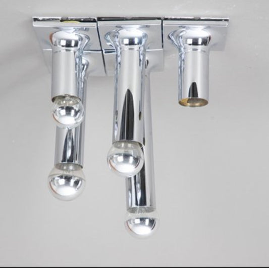 Vintage Lampe Set von 5 von Staff Silber verchromt