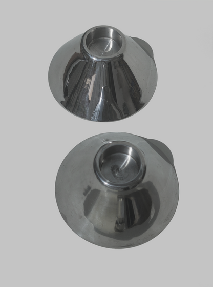 Vintage Kerzenhalter Set von 2
