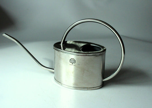 Vintage Gießkanne aus Edelstahl von Schulte Ufer